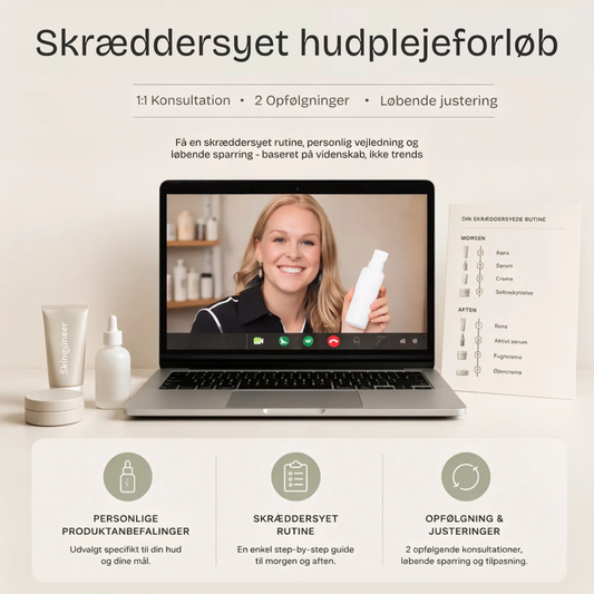 Skræddersyet hudplejeforløb